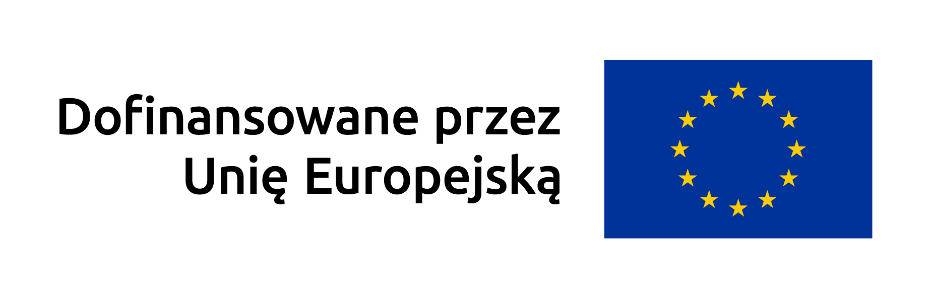 Logo dofinansowane przez Unię europejską